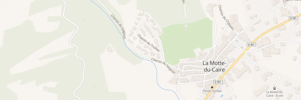 Plan du 7 Che du Truillas à La Motte-du-Caire