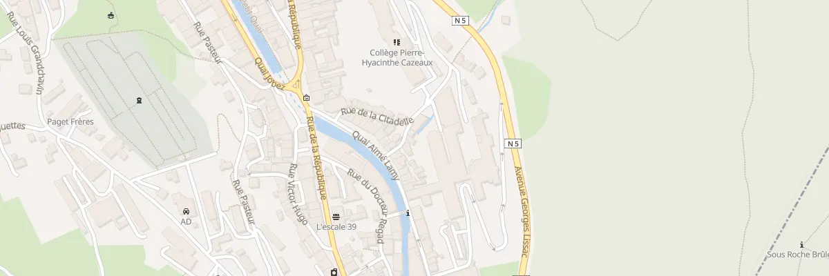 Plan du 8 Rue de la Fontaine Morez à Hauts de Bienne
