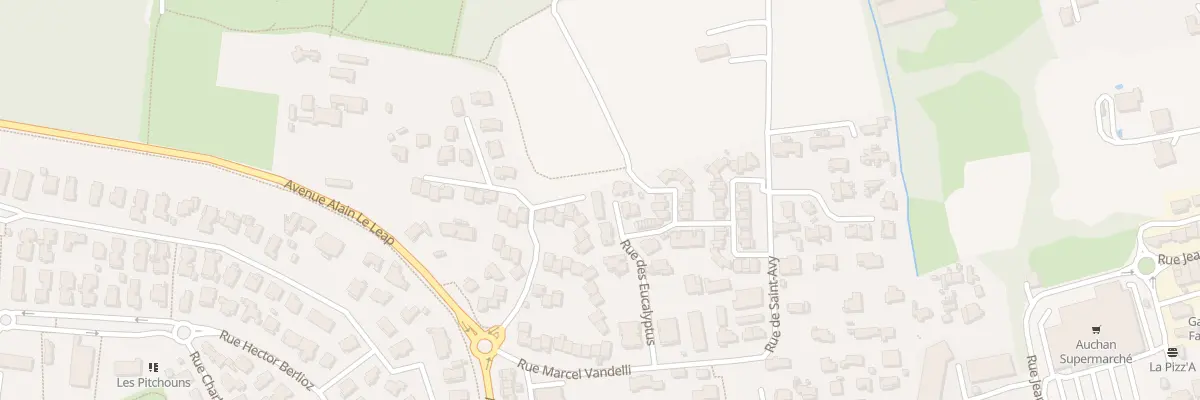 Plan du 133 Rue des Eucalyptus au Pradet