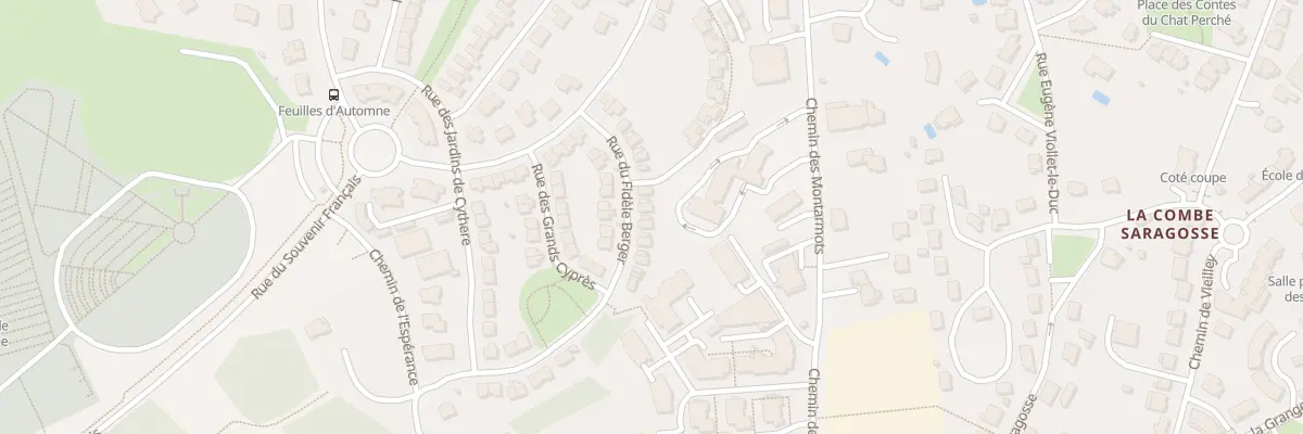 Plan du 30 Rue du Fidèle Berger à Besançon