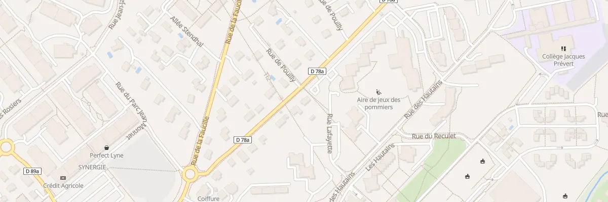 Plan du 16 Rue de Pouilly à Saint-Genis-Pouilly