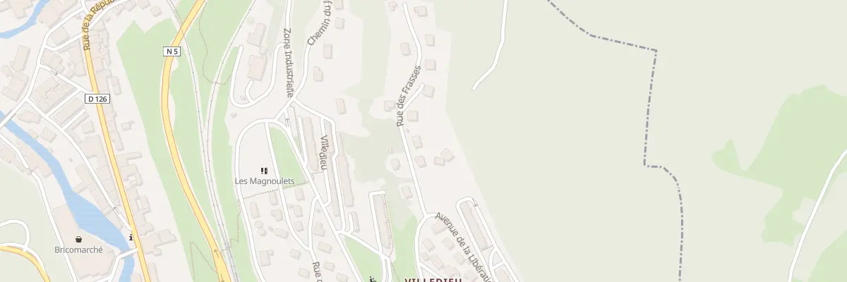 Plan du 2 Rue des Frasses à Hauts de Bienne