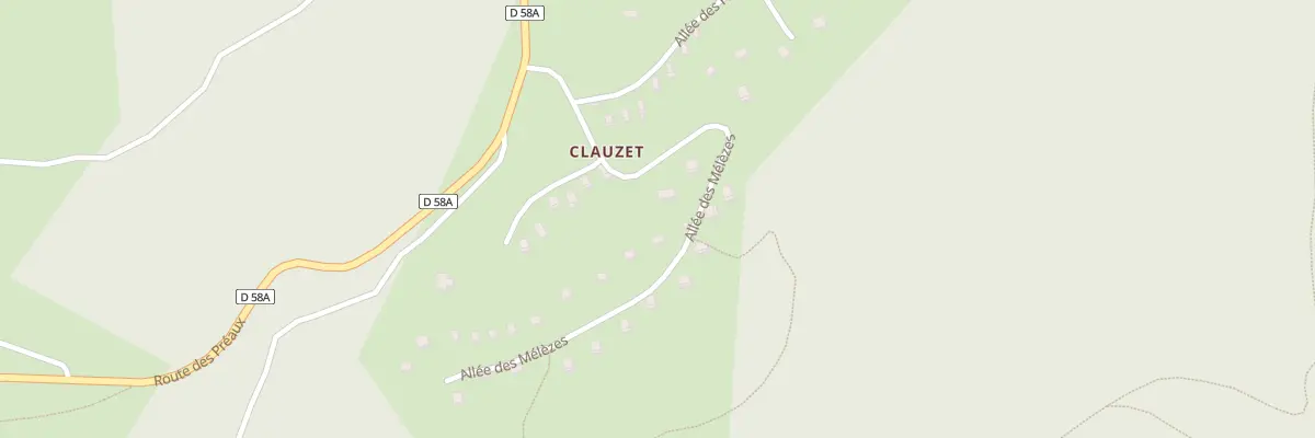 Plan du 300 All des Mélèzes à Saint-Firmin