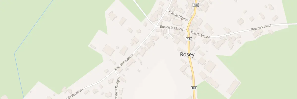 Plan du 11 Rue de Boulouin à Rosey
