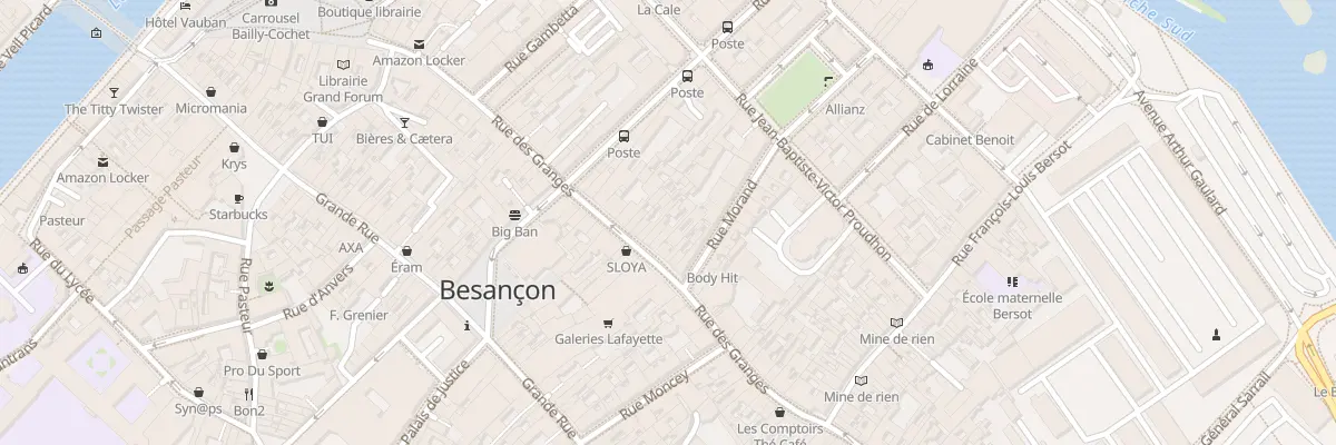 Plan du 451 Rue des Granges à Besançon