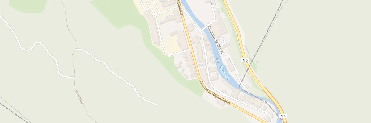 Plan du 224 Rue de la République à Hauts de Bienne