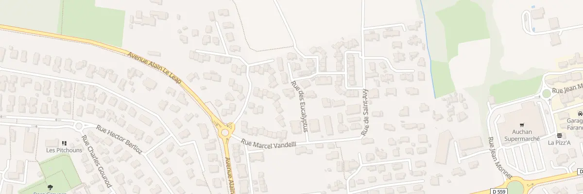 Plan du 99 Rue des Eucalyptus au Pradet