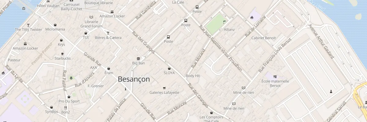 Plan du 472 Rue des Granges à Besançon