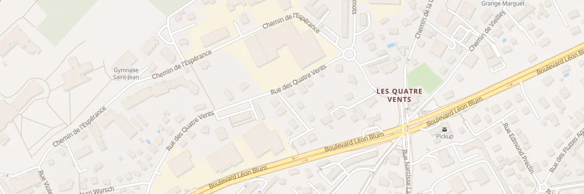 Plan du 14 Rue des 4 Vents à Besançon