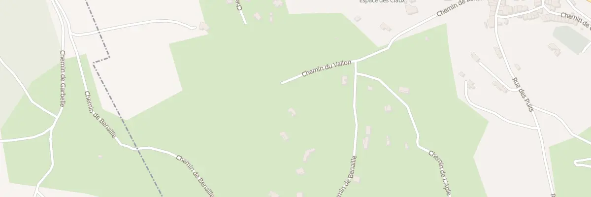 Plan du 5005 Les Claux à Pontevès