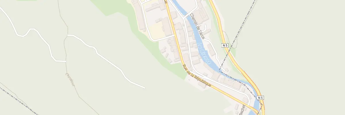 Plan du 232 Rue de la République à Hauts de Bienne