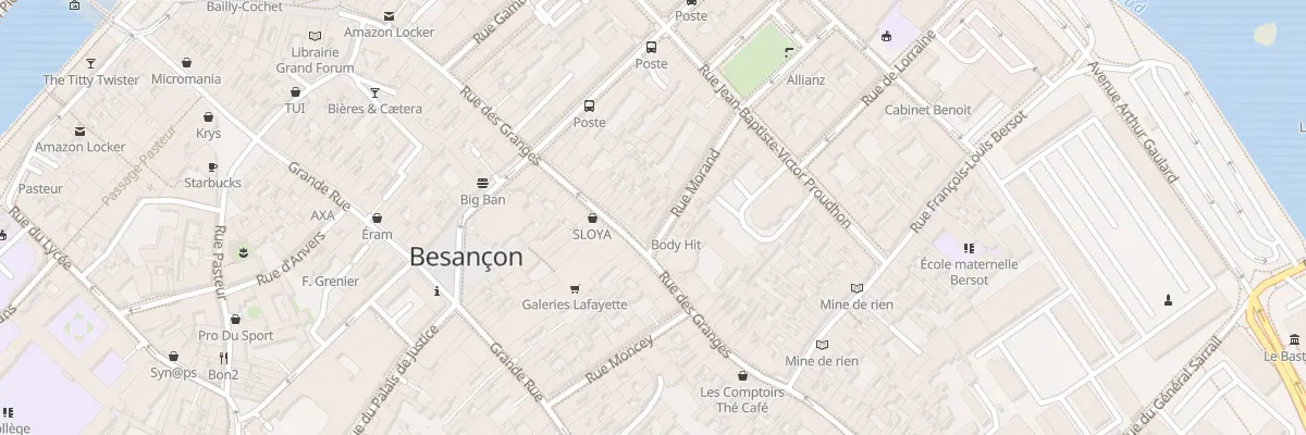 Plan du 53 Rue des Granges à Besançon