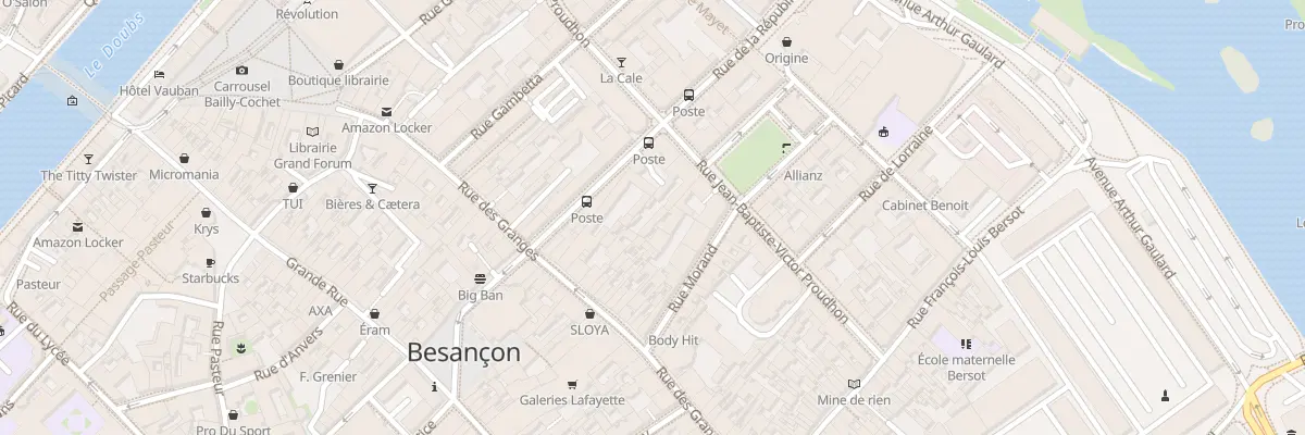 Plan du 35A Rue des Granges à Besançon