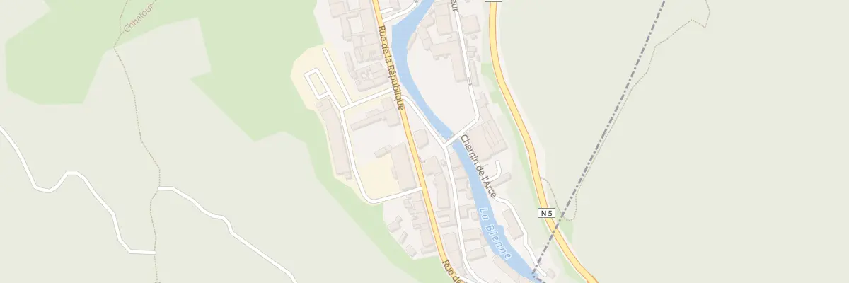 Plan du 205 Rue de la République à Hauts de Bienne