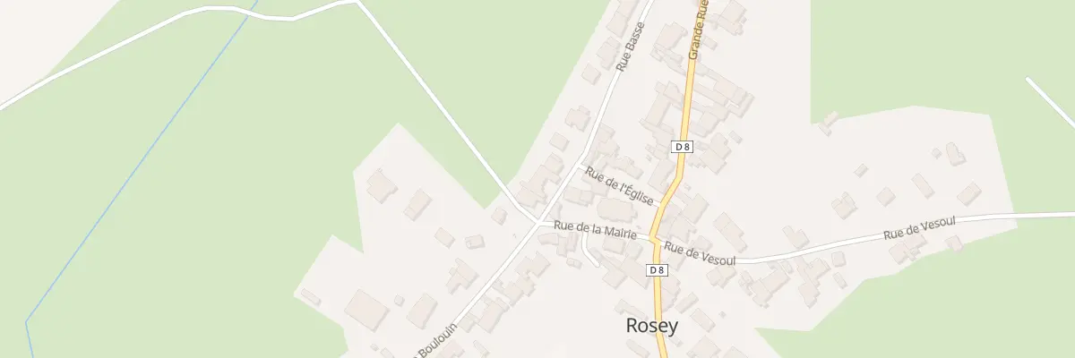 Plan du 3 Rue Basse à Rosey