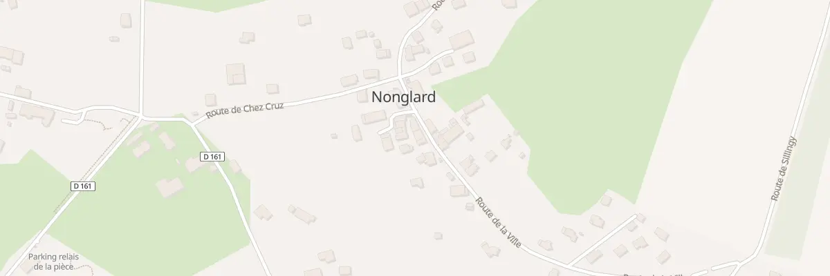 Plan du 88 Rte de la Ville à Nonglard