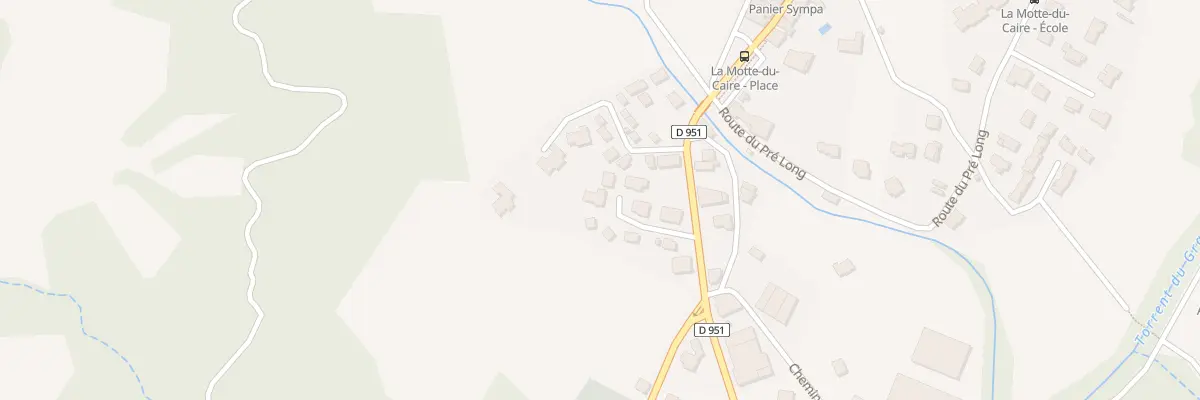 Plan du 5005G L’Auche et Peivieil à La Motte-du-Caire