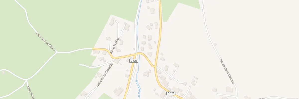 Plan du 135 Rte de Vers à Cernex