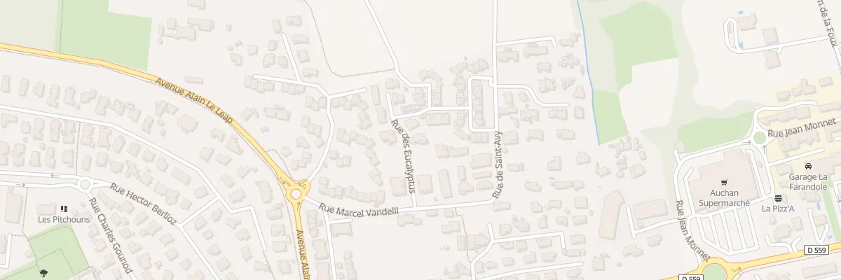 Plan du 86 Rue des Eucalyptus au Pradet