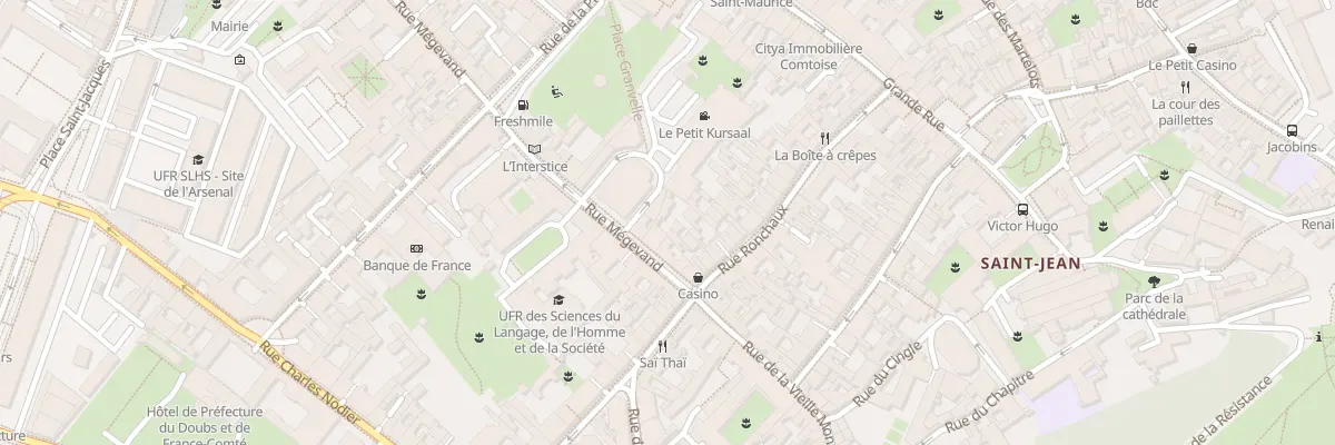 Plan du 51 Rue Mégevand à Besançon
