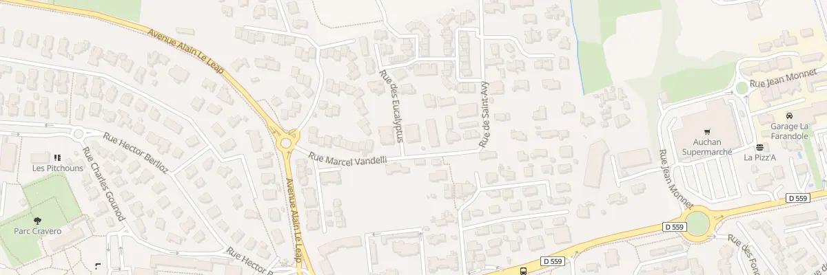 Plan du 24 Rue des Eucalyptus au Pradet