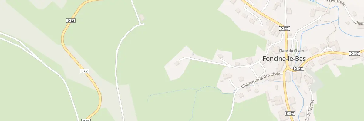 Plan du 339 Rue des Brougeons à Foncine-le-Bas