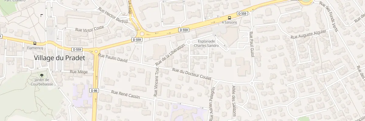 Plan du 73 Rue Docteur Coulet au Pradet