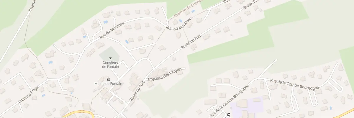 Plan du 14 Rte du Fort à Fontain