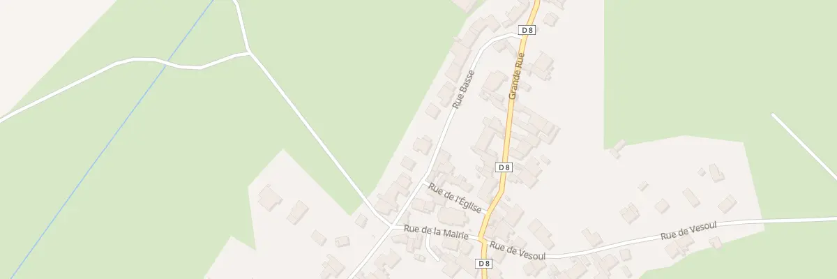 Plan du 9 Rue Basse à Rosey
