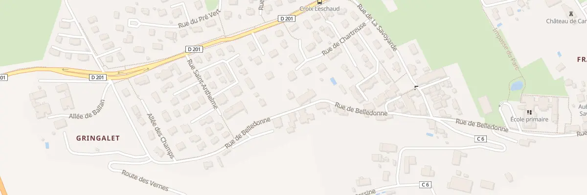 Plan du 1030 Rue de Belledonne à Porte-de-Savoie