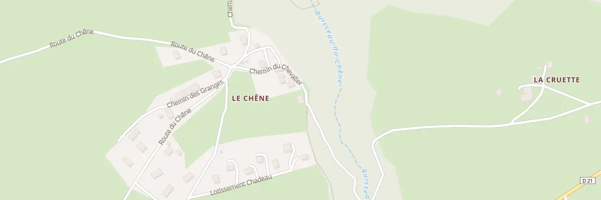 Plan du 140 Che du Chevalier à Puygros