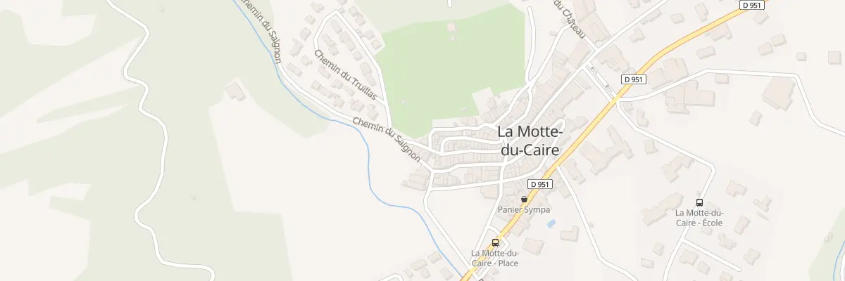 Plan du 5034 Le Village à La Motte-du-Caire
