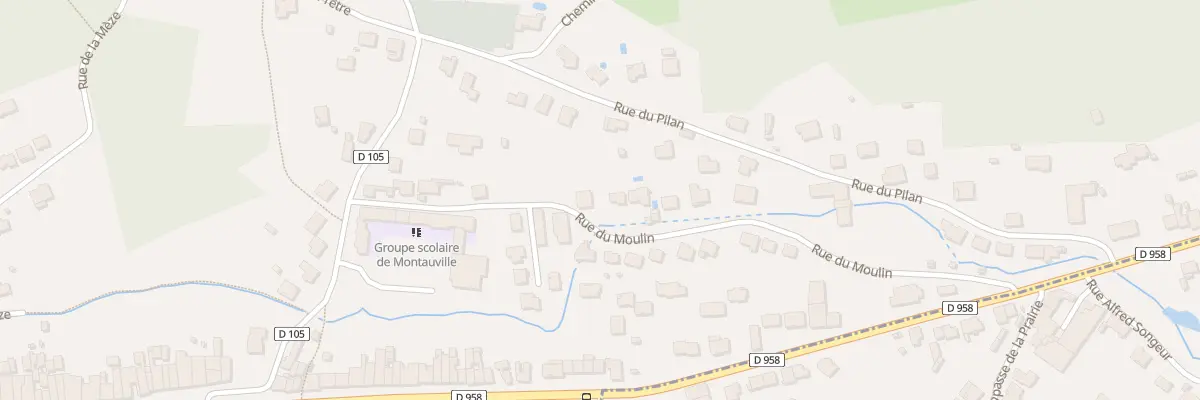 Plan du 340 Rue du Moulin à Montauville