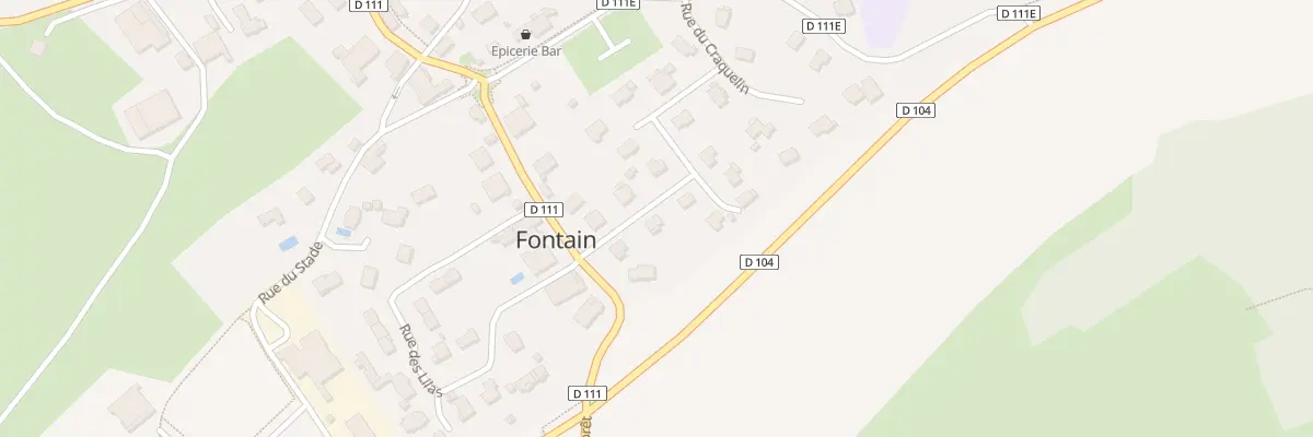 Plan du 33 Rue du Craquelin à Fontain