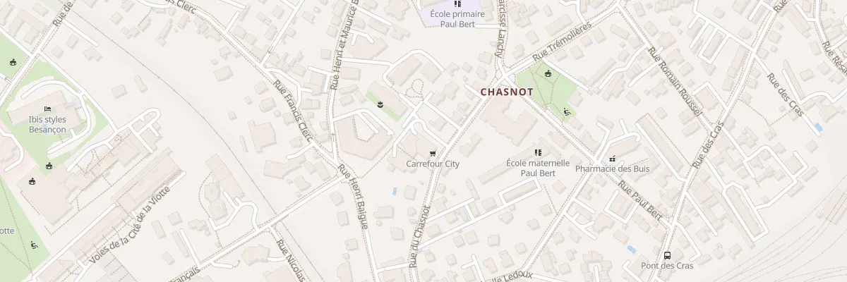 Plan du 43 Rue du Chasnot à Besançon