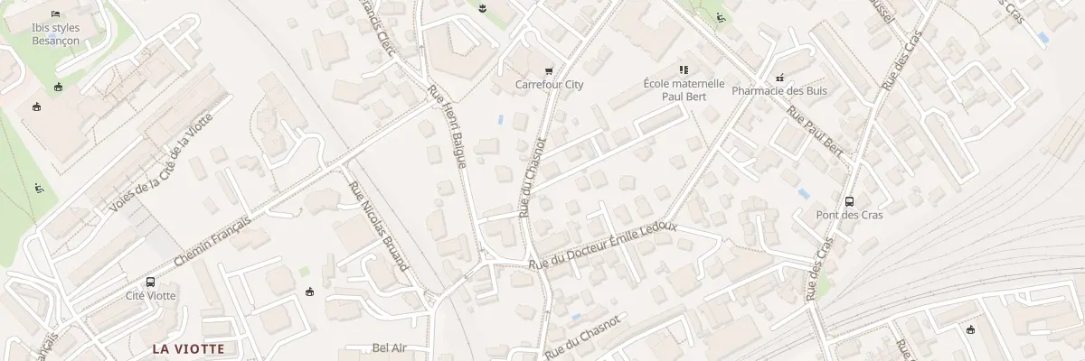 Plan du 48B Rue du Chasnot à Besançon