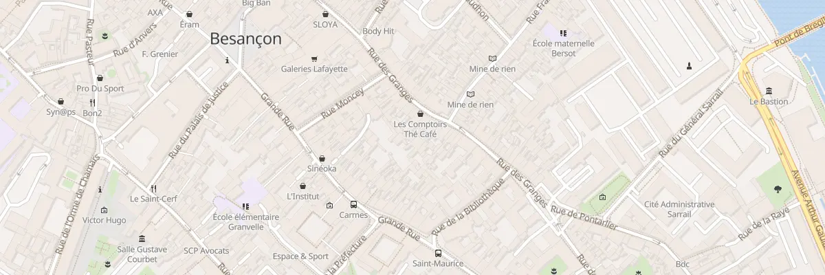 Plan du 70 Rue des Granges à Besançon