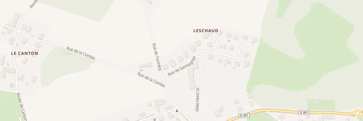 Plan du 73 Rue du Sarmagnon Francin à Porte-de-Savoie