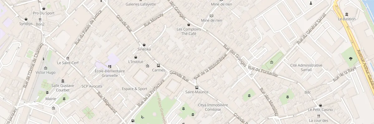 Plan du 113 Gr Grande Rue à Besançon