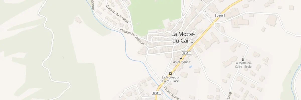 Plan du 2 Che du Saignon à La Motte-du-Caire