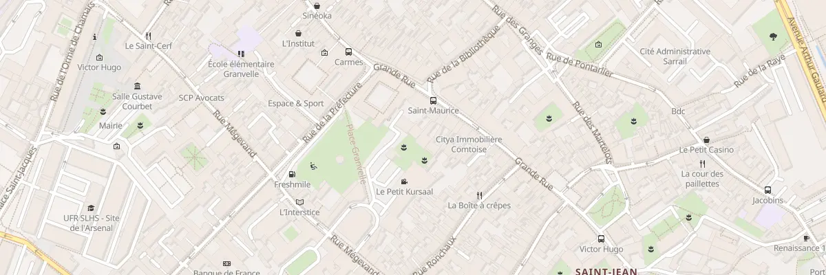 Plan du 102 Gr Grande Rue à Besançon