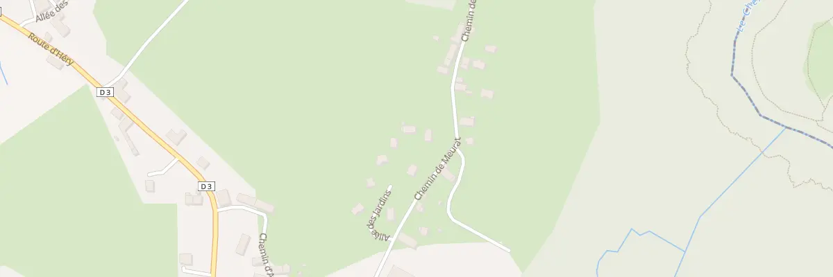 Plan du 468 Che de Meurat à Cusy