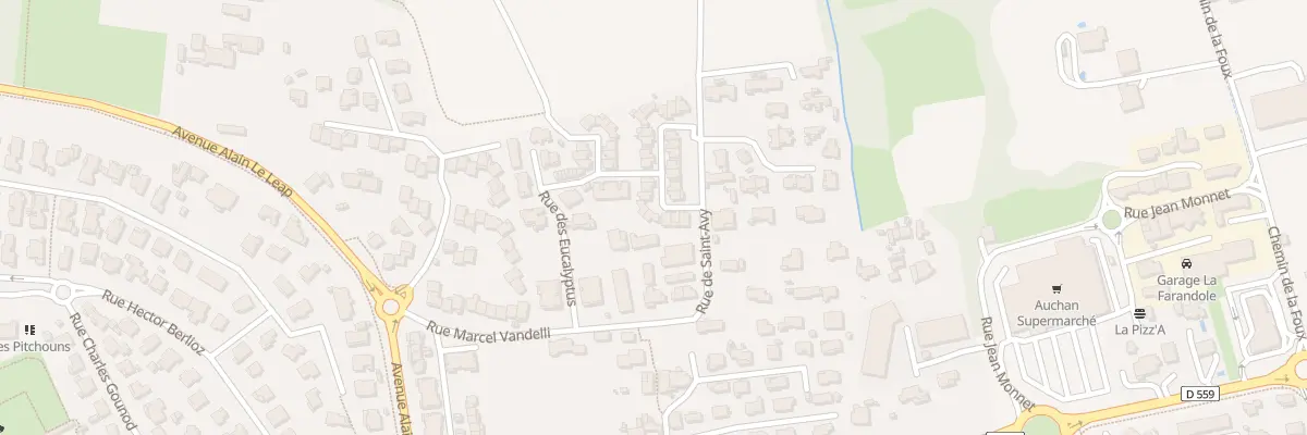 Plan du 25 Rue des Sarments au Pradet