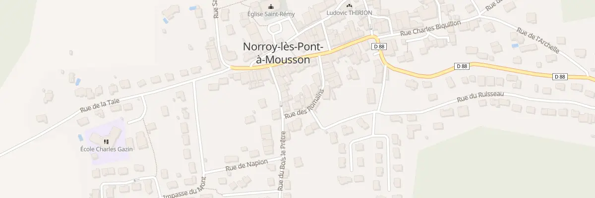 Plan du 14 Rue des Romains à Norroy-lès-Pont-à-Mousson