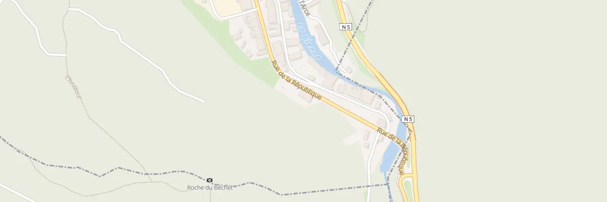 Plan du 238 Rue de la République à Hauts de Bienne