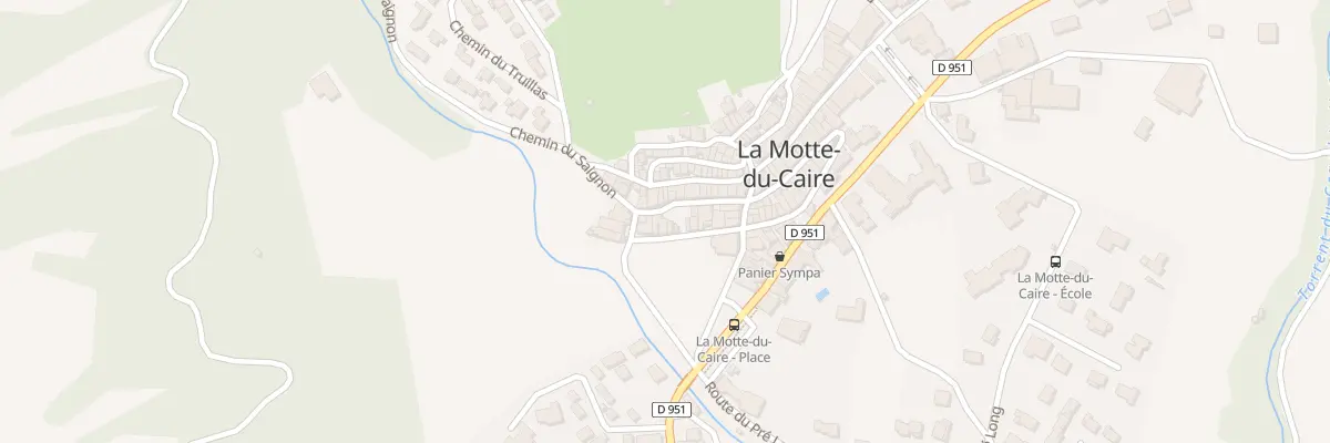 Plan du 5103 Le Village à La Motte-du-Caire