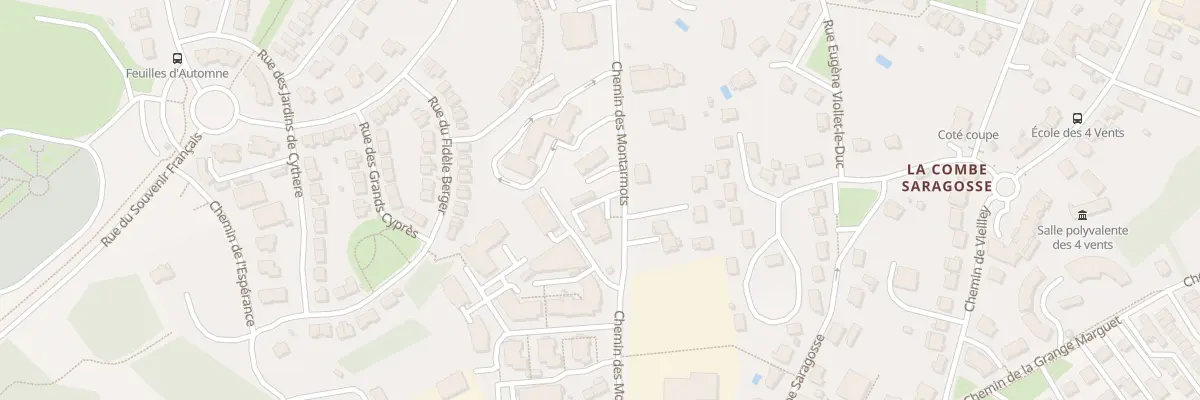 Plan du 35 Che des Montarmots à Besançon