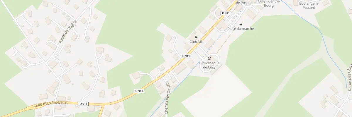 Plan du 306 Rte d’Aix-Les-Bains à Cusy