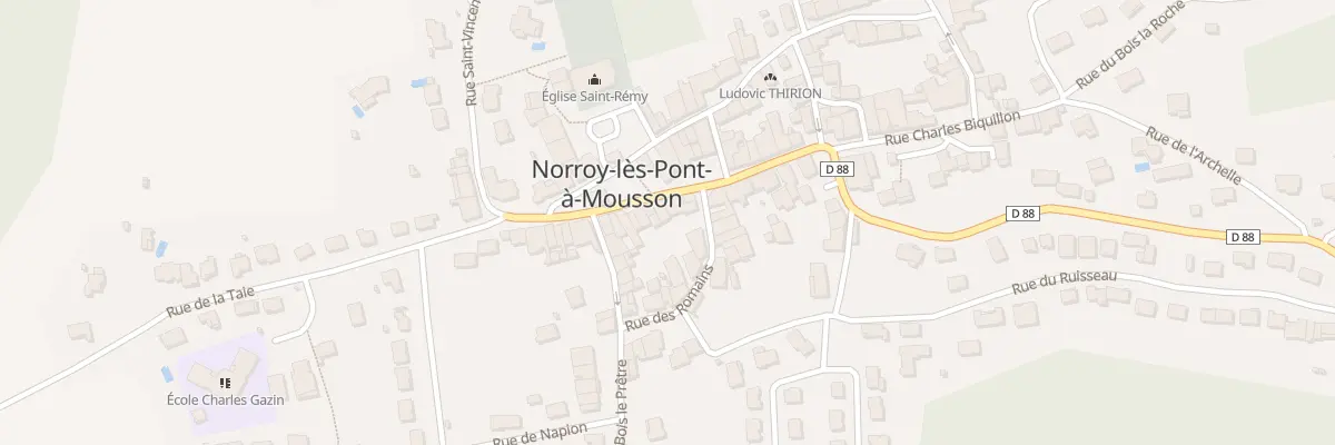 Plan du 19 Rue Alphonse Dozard à Norroy-lès-Pont-à-Mousson