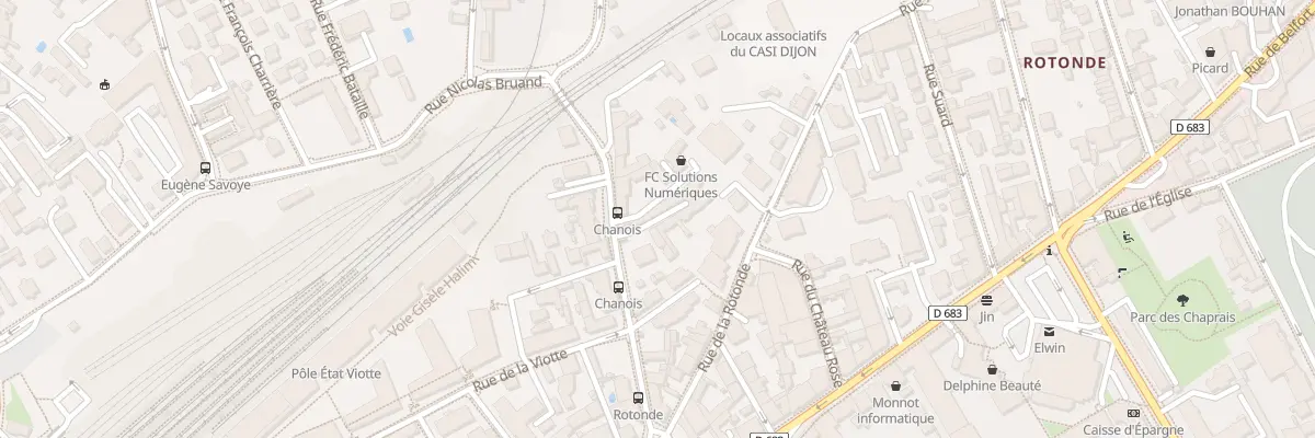 Plan du 18 Rue du Chasnot à Besançon
